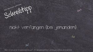 Anderes Wort für nicht verfangen (bei jemandem) - Synonyme für nicht verfangen (bei jemandem)