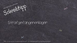 Anderes Wort für Strafgefangenenlager - Synonyme für Strafgefangenenlager