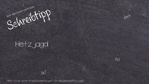 Anderes Wort für Hetzjagd - Synonyme für Hetzjagd