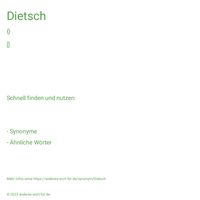 Dietsch