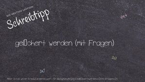 Anderes Wort für gelöchert werden (mit Fragen) - Synonyme für gelöchert werden (mit Fragen)