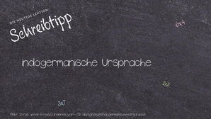 Anderes Wort für indogermanische Ursprache - Synonyme für indogermanische Ursprache