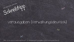 Anderes Wort für verausgaben (Verwaltungsdeutsch) - Synonyme für verausgaben (Verwaltungsdeutsch)
