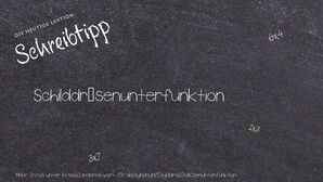 Anderes Wort für Schilddrüsenunterfunktion - Synonyme für Schilddrüsenunterfunktion