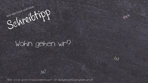 Anderes Wort für Wohin gehen wir? - Synonyme für Wohin gehen wir?
