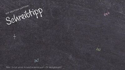 Schreibtipp t