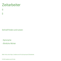 Zeitarbeiter