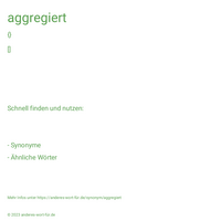 aggregiert