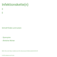 Infektionskette(n)