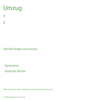 Umzug