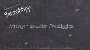 Anderes Wort für Anhänger sexueller Freizügigkeit - Synonyme für Anhänger sexueller Freizügigkeit