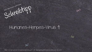 Anderes Wort für Humanes-Herpes-Virus 4 - Synonyme für Humanes-Herpes-Virus 4