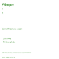 Wimper