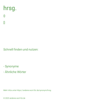 hrsg.