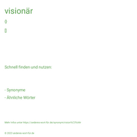 visionär