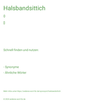 Halsbandsittich