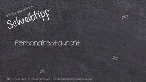 Anderes Wort für Personalrestaurant - Synonyme für Personalrestaurant