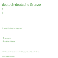 deutsch-deutsche Grenze