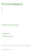 Prozessalgebra