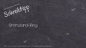 Anderes Wort für Grenzland-Ring - Synonyme für Grenzland-Ring