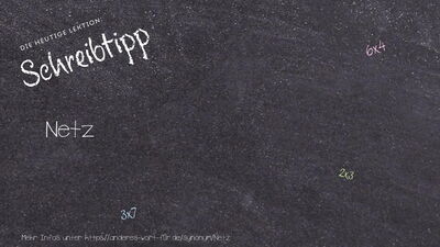 Schreibtipp Netz