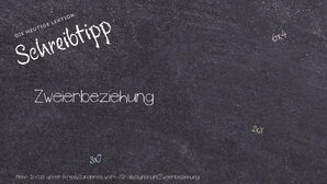 Anderes Wort für Zweierbeziehung - Synonyme für Zweierbeziehung