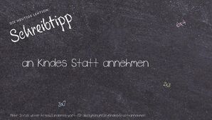 Anderes Wort für an Kindes Statt annehmen - Synonyme für an Kindes Statt annehmen