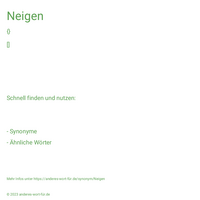 Neigen