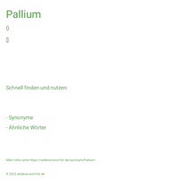 Pallium