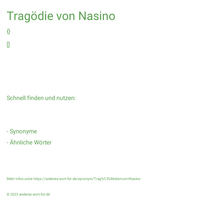 Tragödie von Nasino