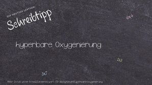 Anderes Wort für hyperbare Oxygenierung - Synonyme für hyperbare Oxygenierung
