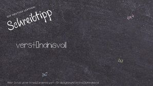 Anderes Wort für verständnisvoll - Synonyme für verständnisvoll