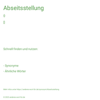 Abseitsstellung