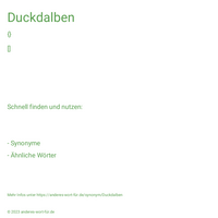 Duckdalben