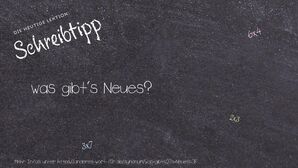 Anderes Wort für was gibt's Neues? - Synonyme für was gibt's Neues?
