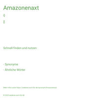 Amazonenaxt