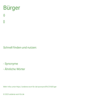 Bürger