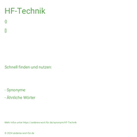 HF-Technik