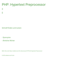 PHP: Hypertext Preprocessor