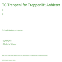 TS Treppenlifte Treppenlift Anbieter