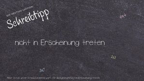 Anderes Wort für nicht in Erscheinung treten - Synonyme für nicht in Erscheinung treten
