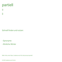 partiell