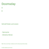 Doomsday