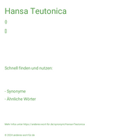 Hansa Teutonica