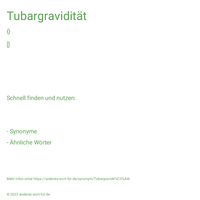 Tubargravidität