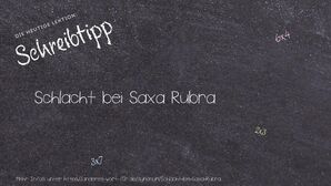 Anderes Wort für Schlacht bei Saxa Rubra - Synonyme für Schlacht bei Saxa Rubra