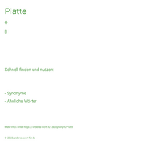 Platte