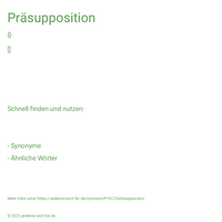 Präsupposition