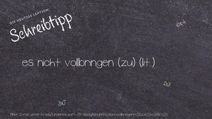 Anderes Wort für es nicht vollbringen (zu) (lit.) - Synonyme für es nicht vollbringen (zu) (lit.)