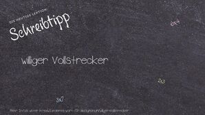 Anderes Wort für williger Vollstrecker - Synonyme für williger Vollstrecker